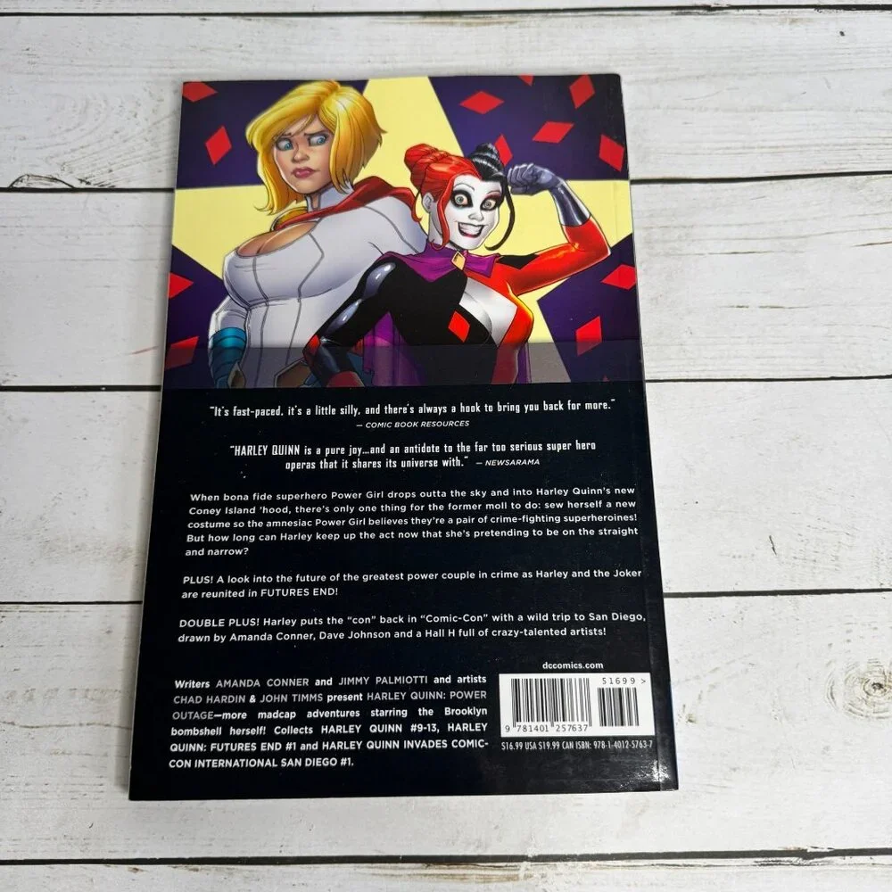 Harley Quinn Vol 2 Power Outage DC Comics TPB 2015 Graphic Novel Power Girl Joke
